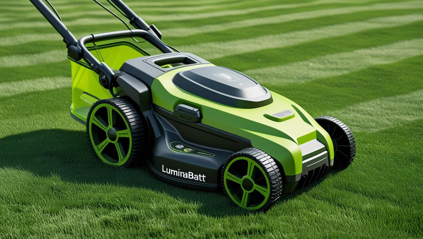 Cordless lawn mower battery