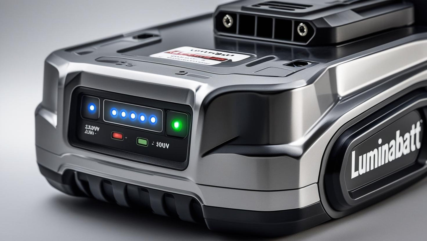 Cordless lawn mower battery