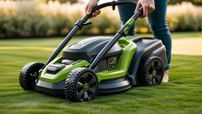 Cordless lawn mower battery