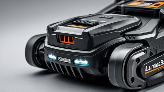 Cordless lawn mower battery