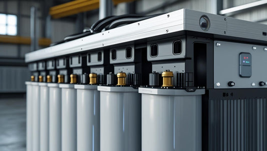 Solar batteries for industrial use