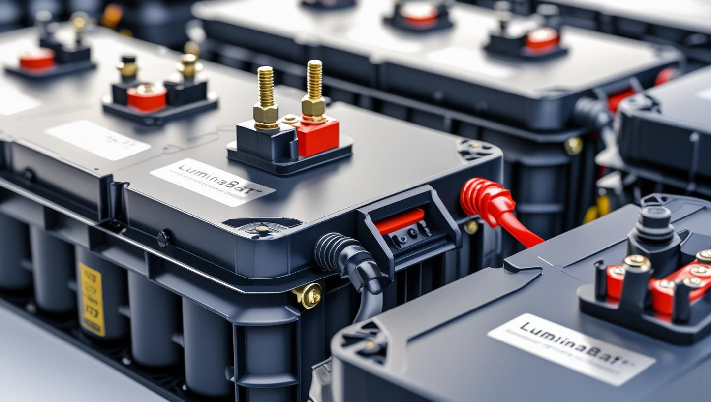 Solar batteries for industrial use