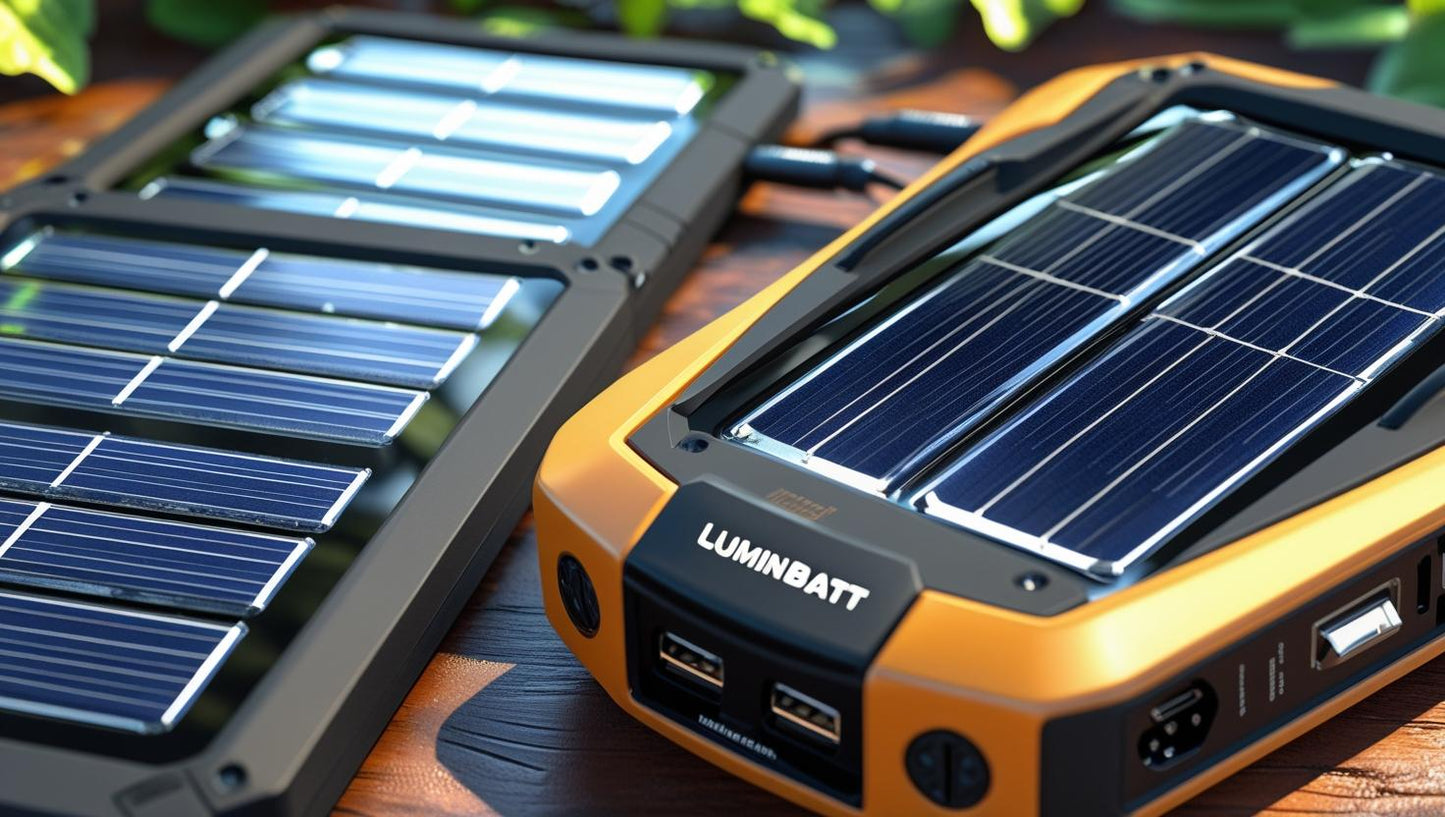 Solar battery chargers