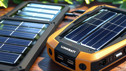 Solar battery chargers