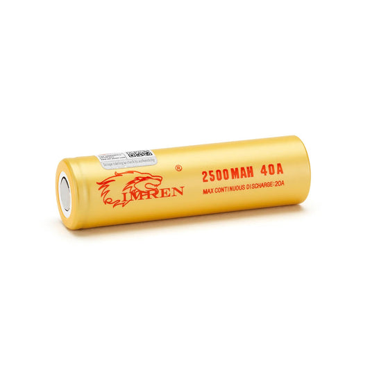 IMREN 18650 2500mAh 40A Battery-1