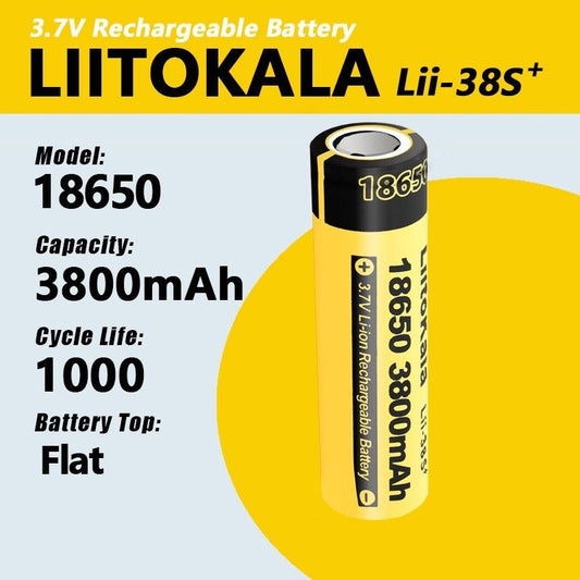 Lii-38S+ 3800mAh 18650 Battery-0