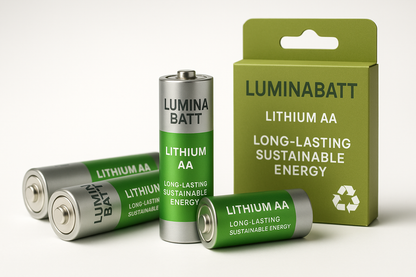 Luminabatt Lithium AA Batteries